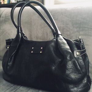 Kate Spade Classic Stevie Leather Satchel.